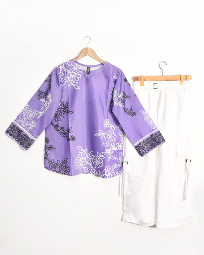 Grip printed 2 piece shirt & trouser