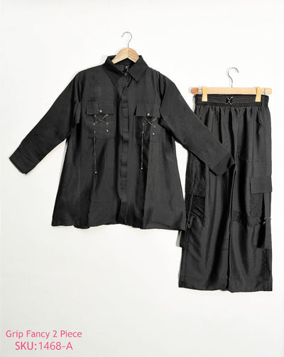 Grip printed 2 piece shirt and trouser