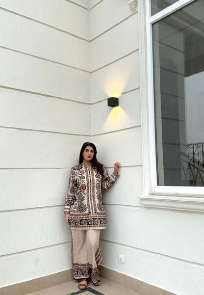 Silk Plazo 2pc