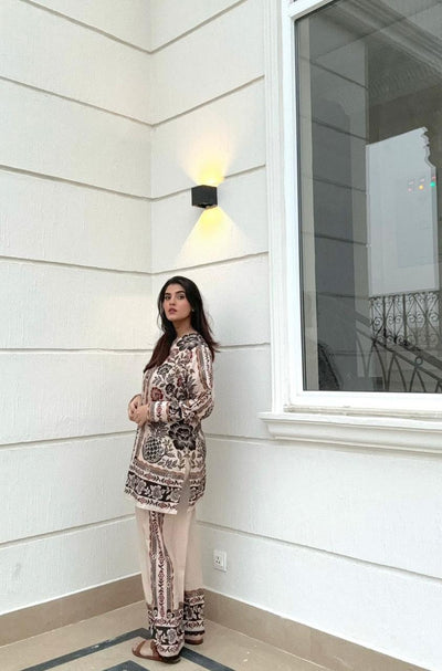 Silk Plazo 2pc