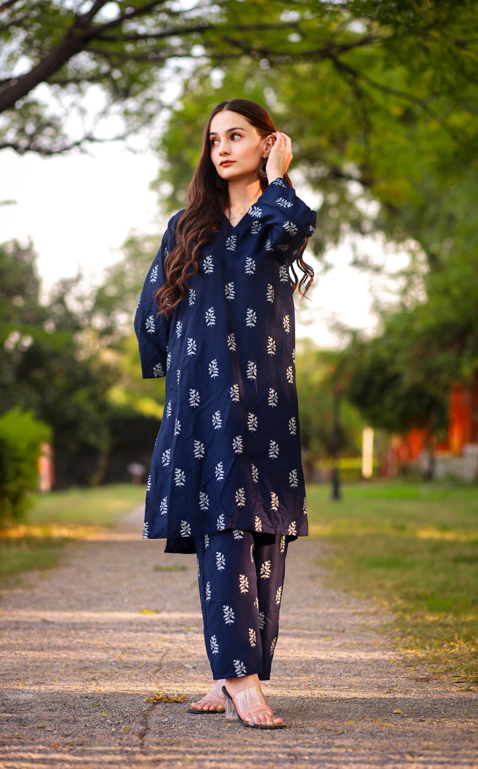 Block printed 2pcs