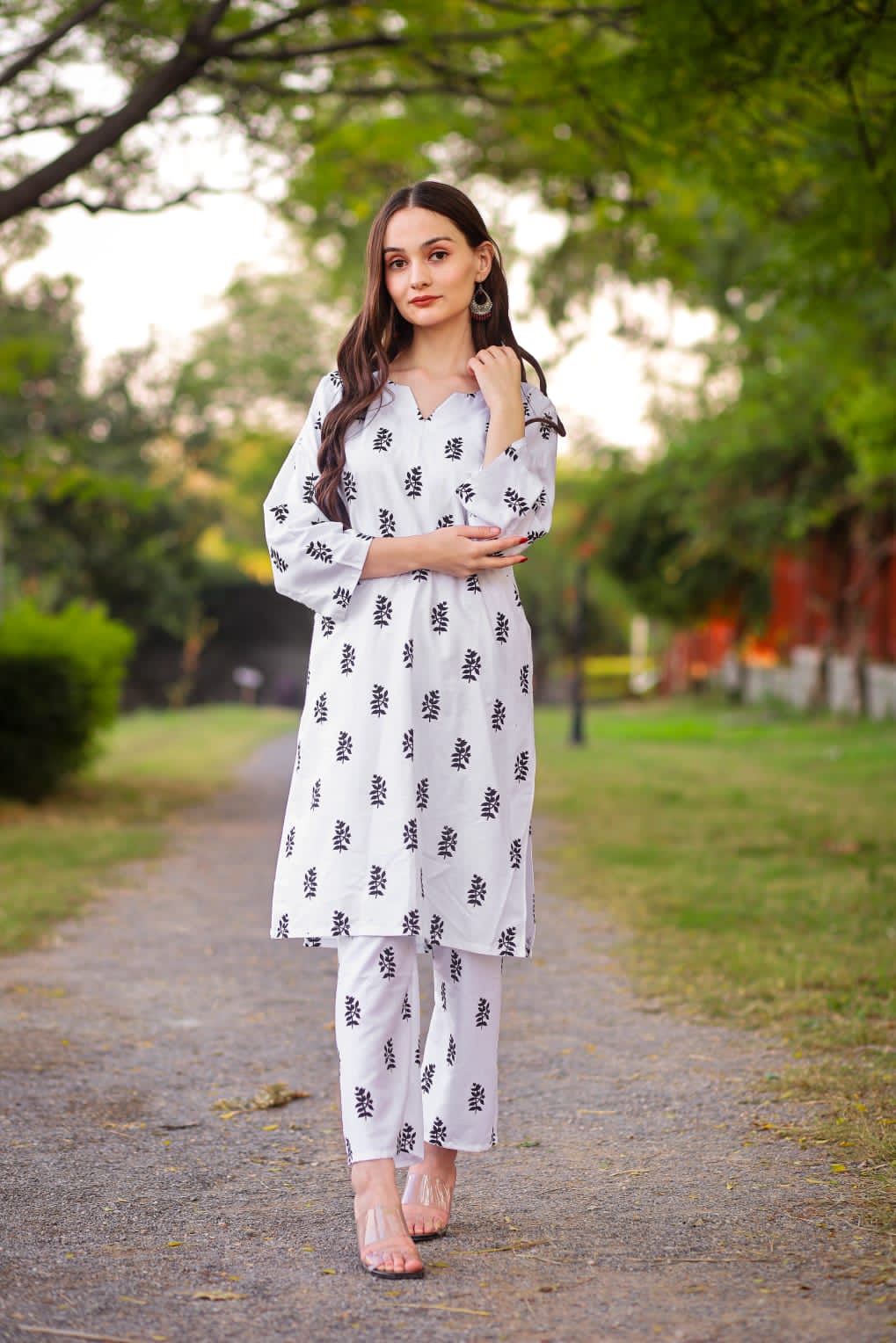 Block printed 2pcs