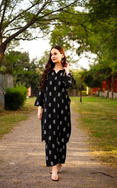 Block printed 2pcs