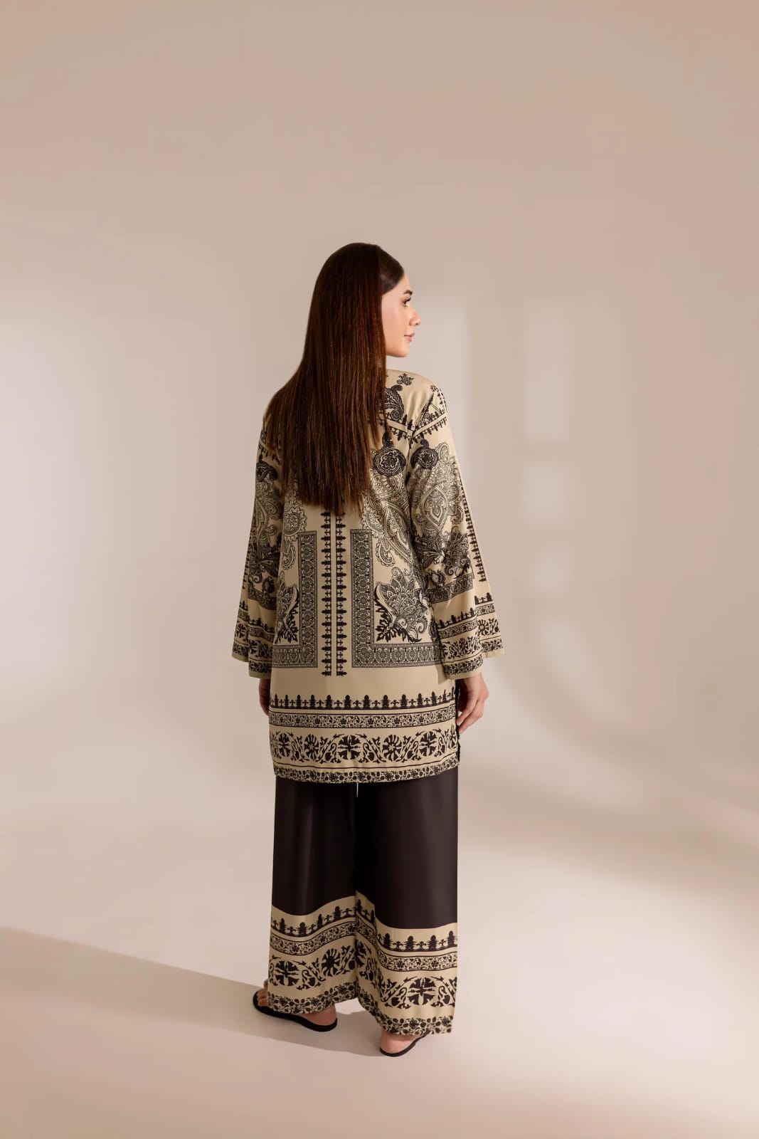 SILK PLAZO 2PCS