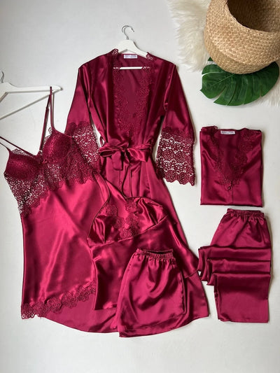 6Pc Nightdress Set for Women - Dreamy Comfort!