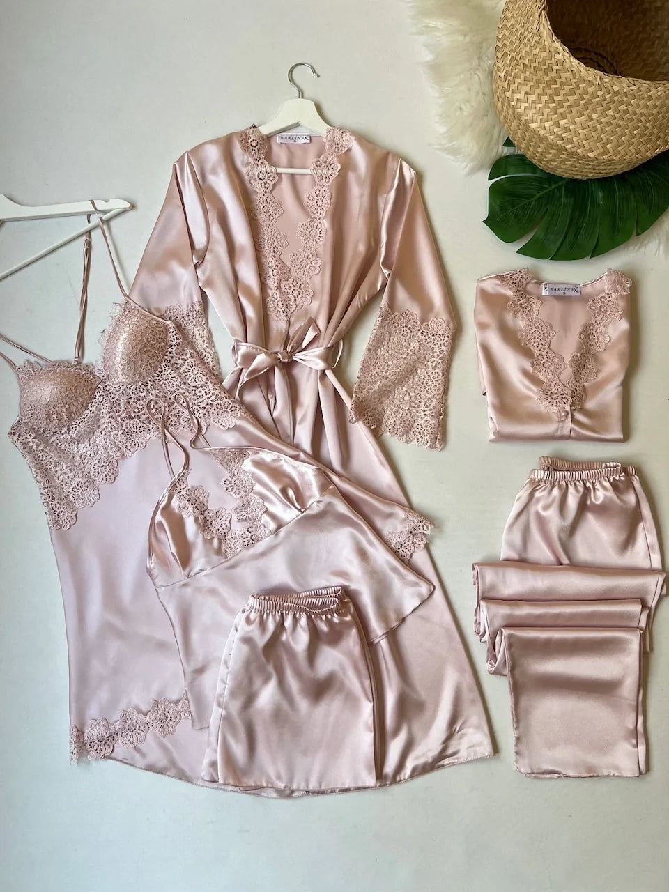 6Pc Nightdress Set for Women - Dreamy Comfort!